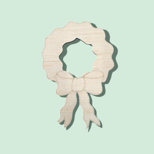 Interchangeable Bow Wreath Blank | Seasonal DIY Decor