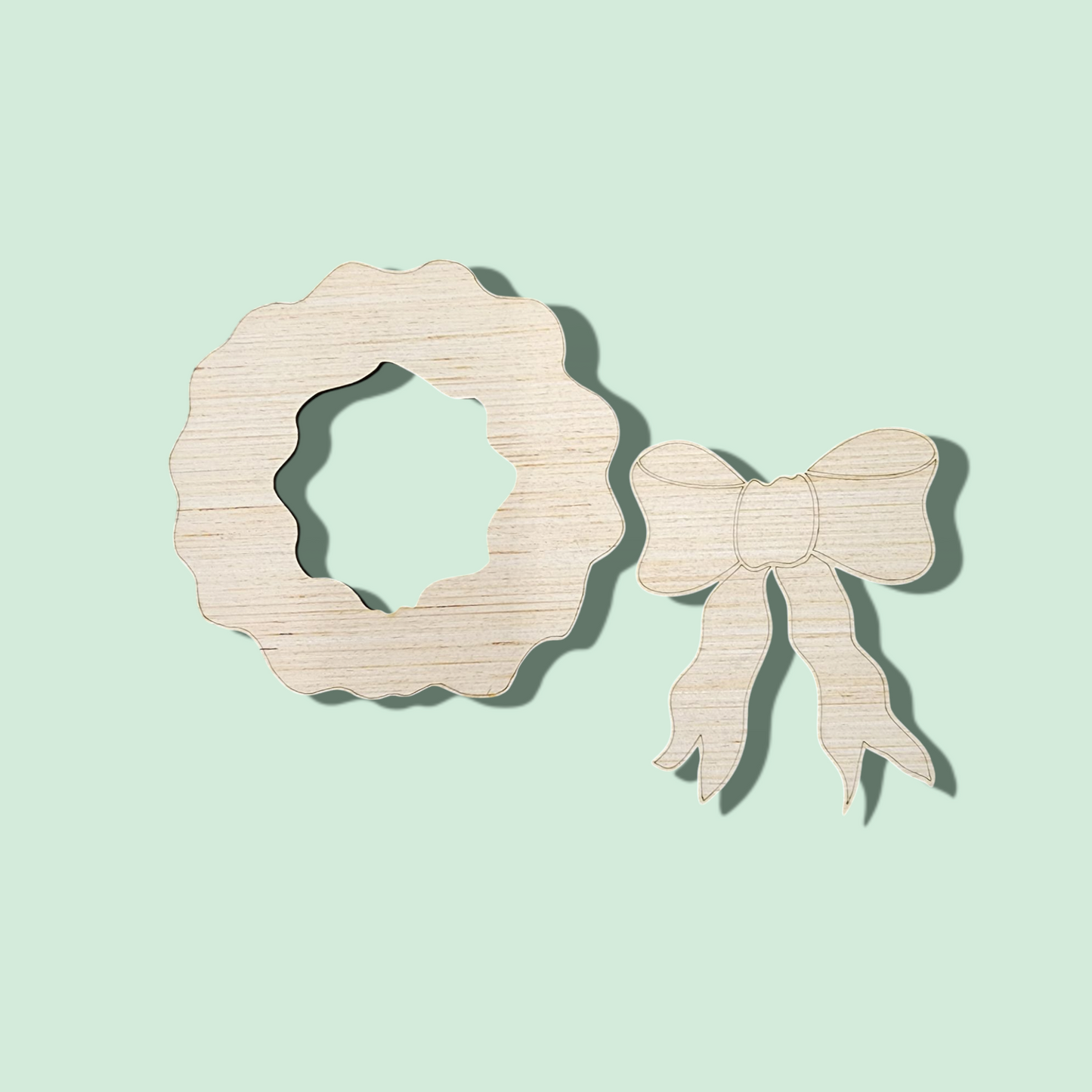 Interchangeable Bow Wreath Blank | Seasonal DIY Decor