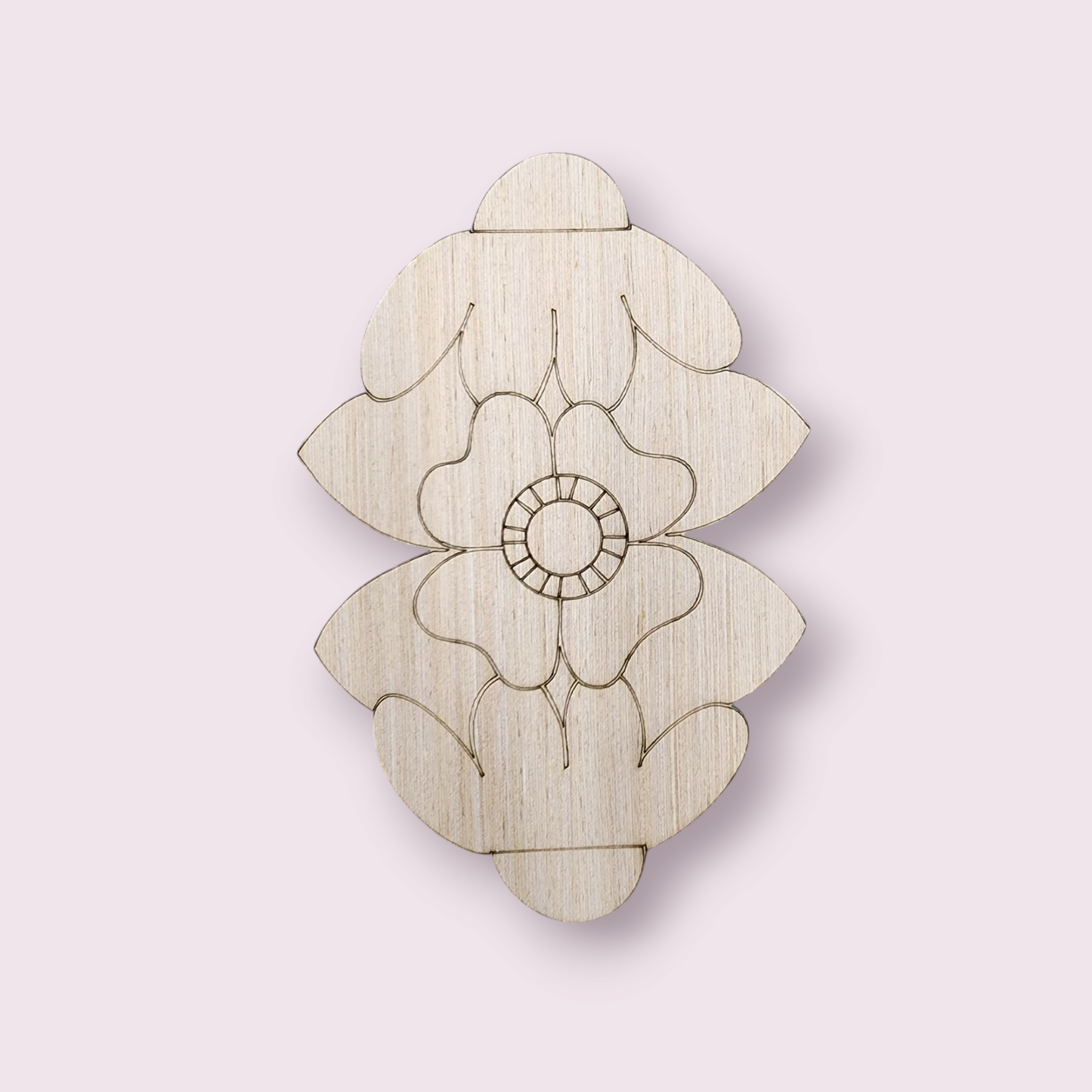 Vertical Flowers Wood Blank | Floral Wall Art DIY