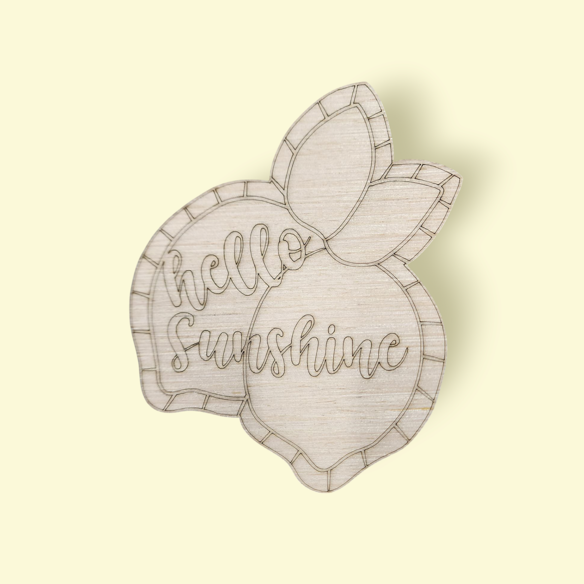 Lemon Wood Blank | Summer Kitchen Decor DIY