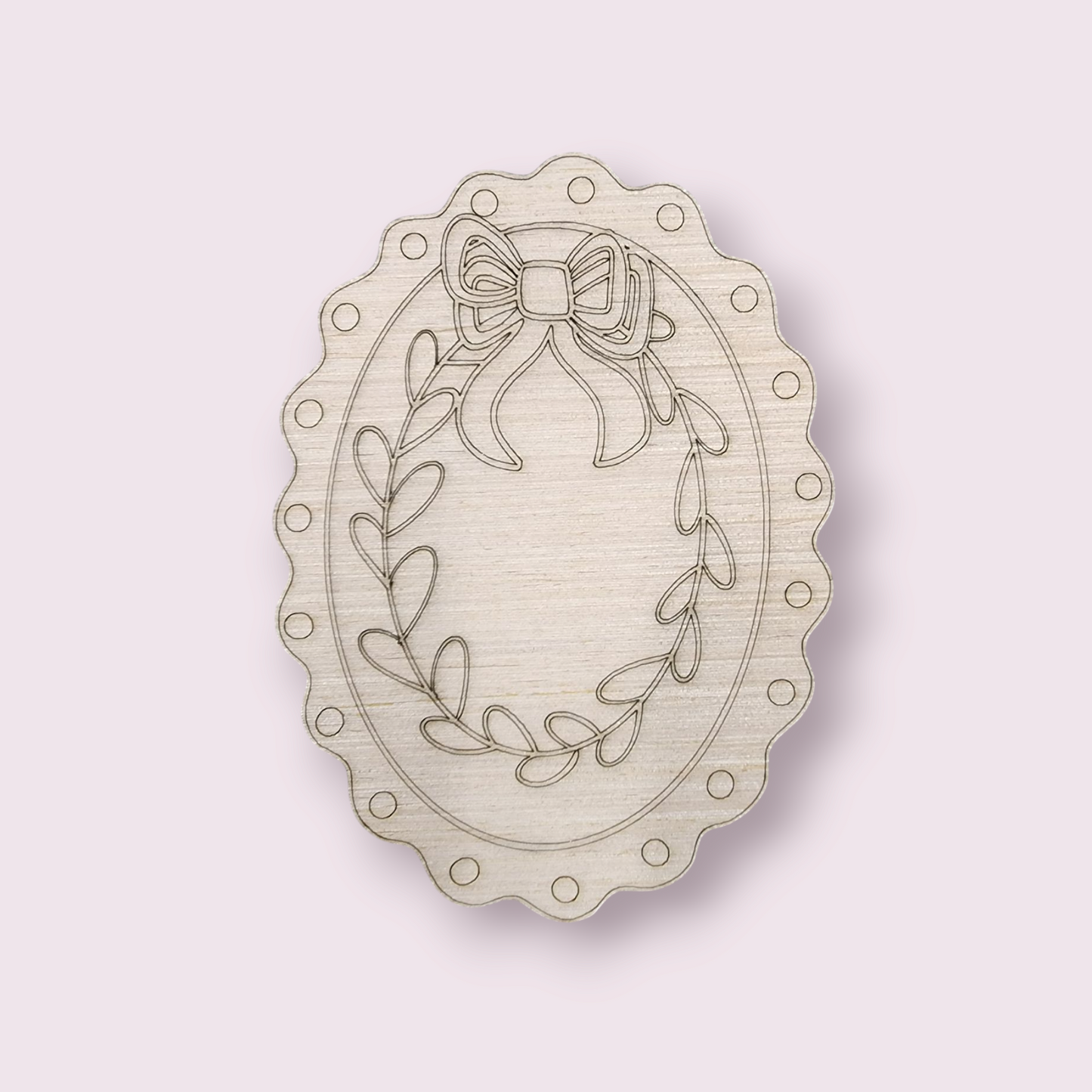 Initial Plaque Blank | Monogram Wood Sign DIY