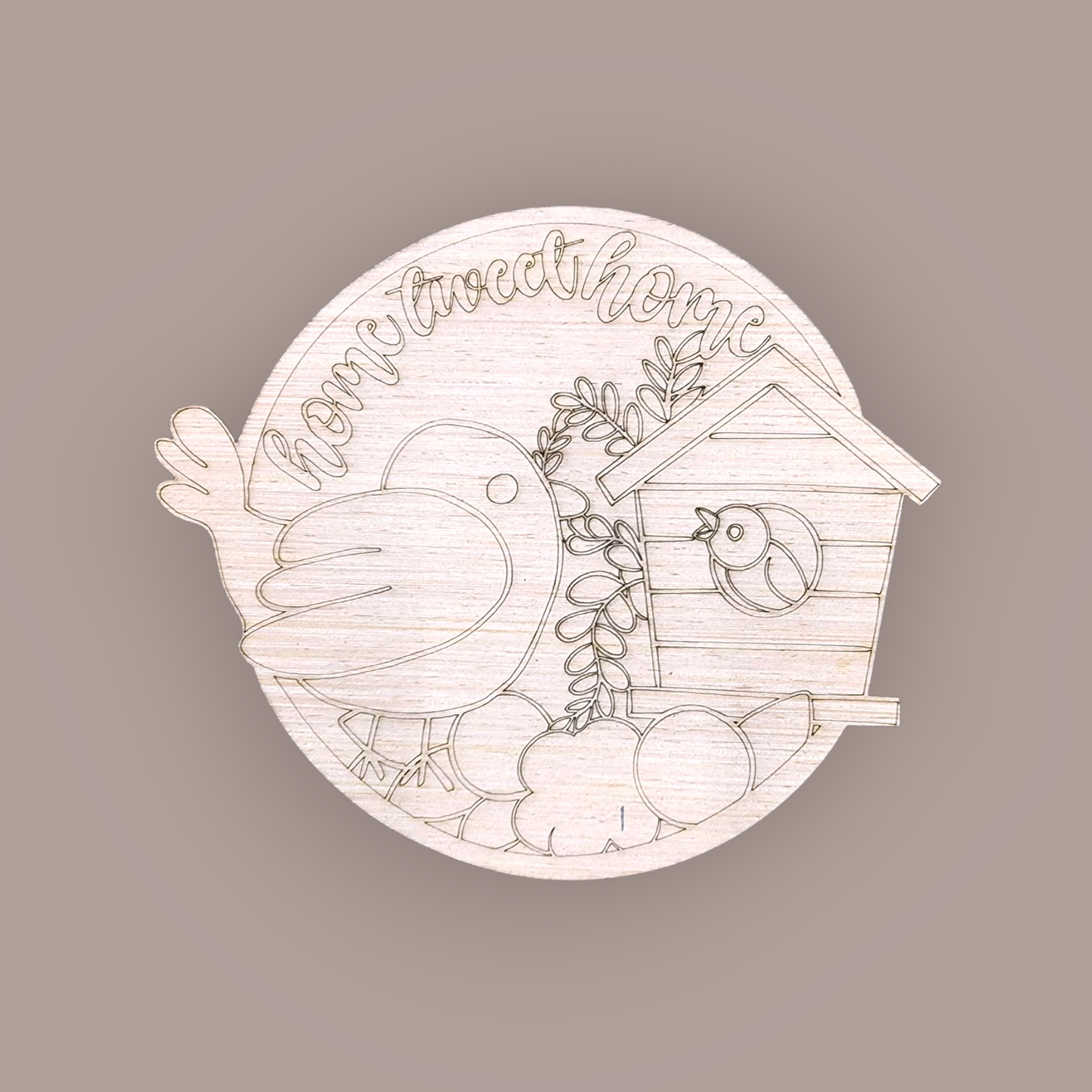 Home Tweet Home Door Hanger | Spring Bird Wood Craft