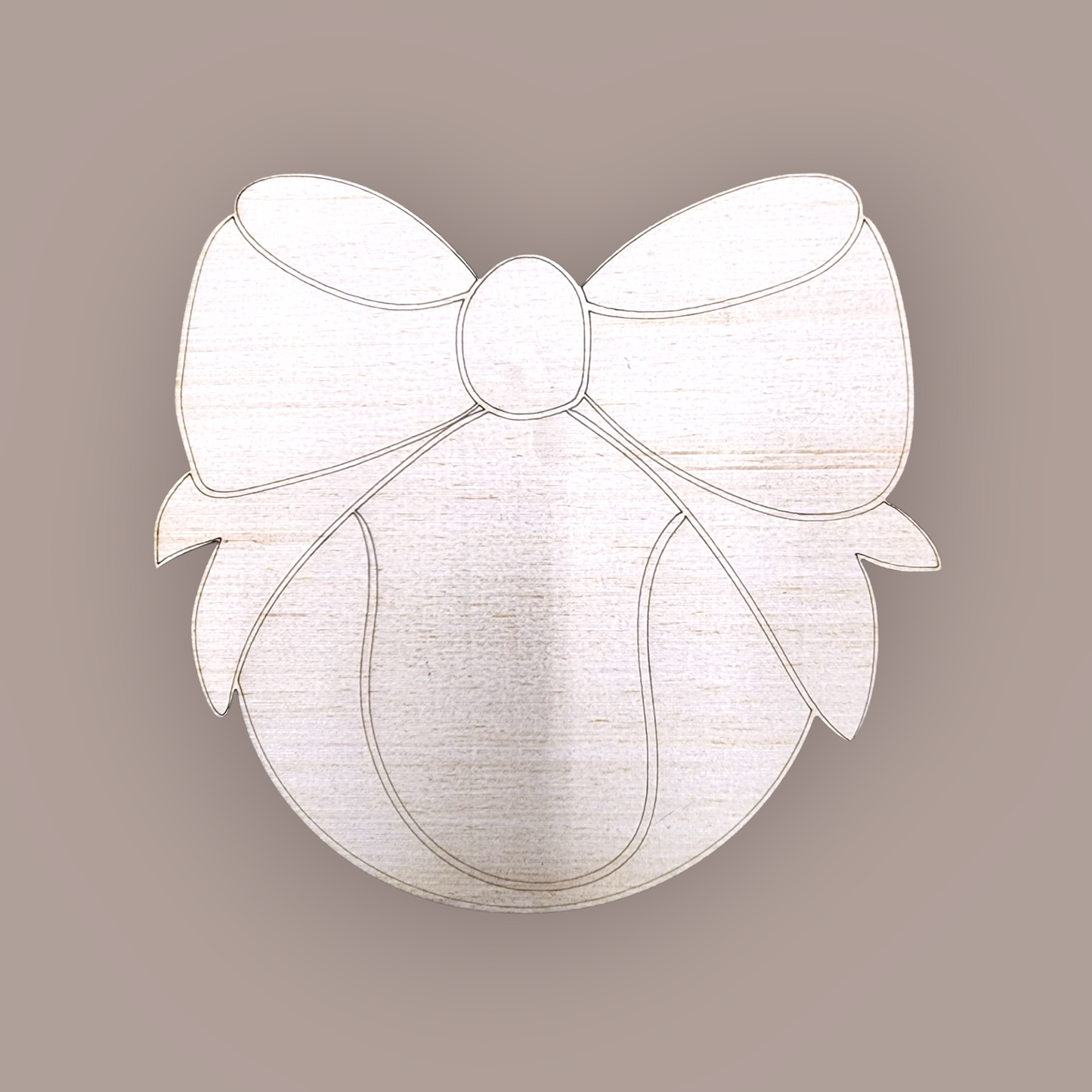 Tennis Ball Bow Door Hanger | Sporty Wood Craft Blank
