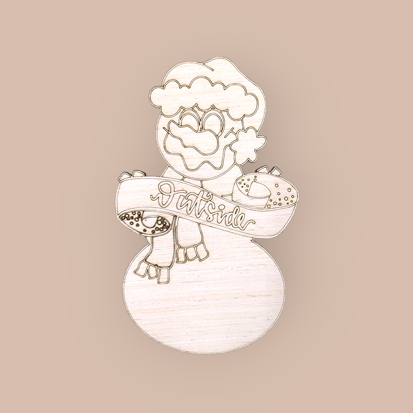 Snowman "Outside" (MJ013O)