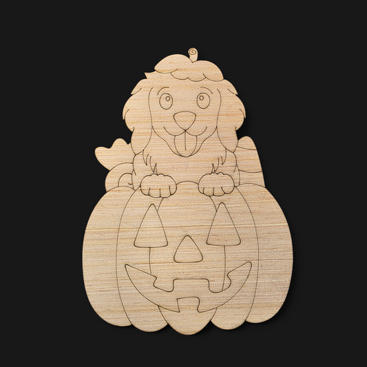 Golden Retriever Pumpkin (GM078)