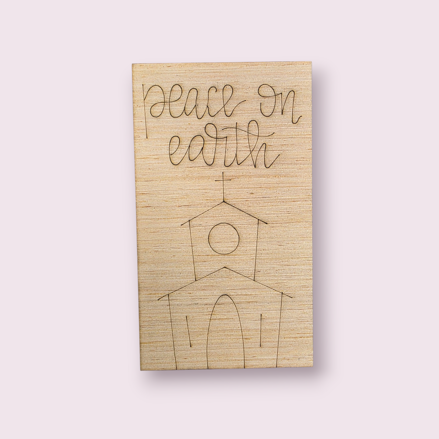 Peace On Earth Church Ornament (RL010)
