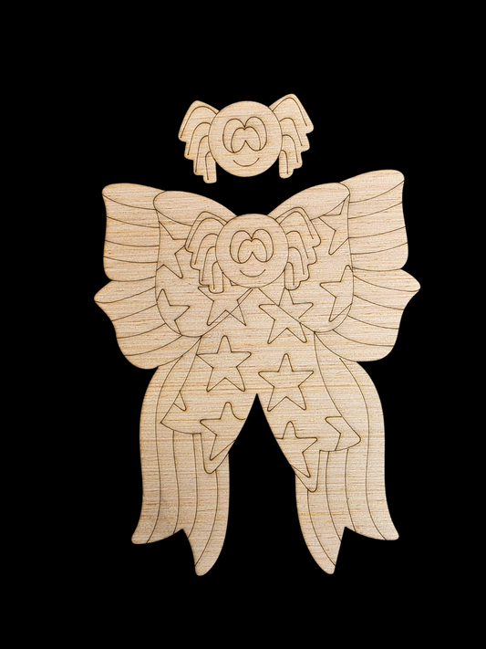 3D Spider Halloween Bow (RL014)