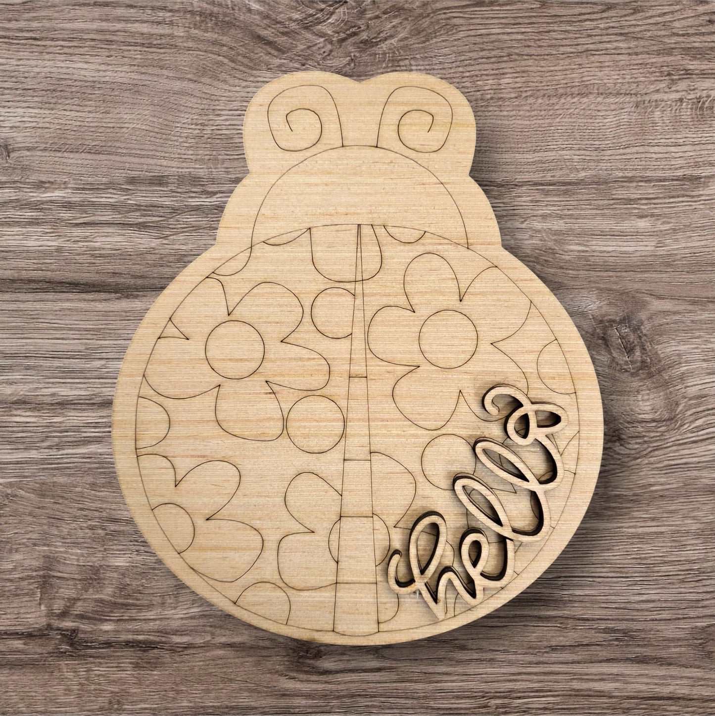 3D Hello Lady Bug (BA109-3D)