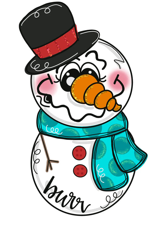 Snowman - Laser Ready SVG