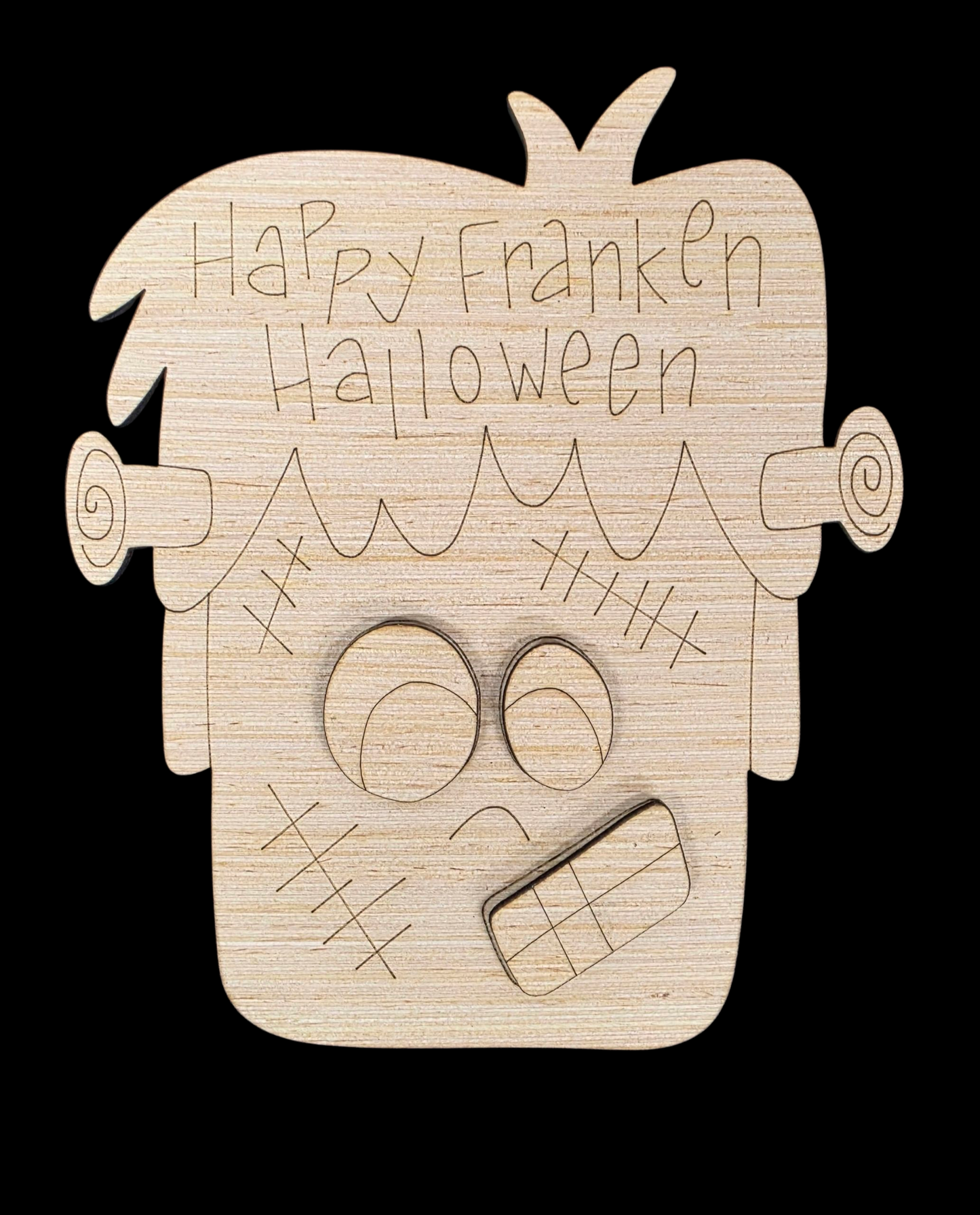 Happy Franken Halloween 3D (KW095)