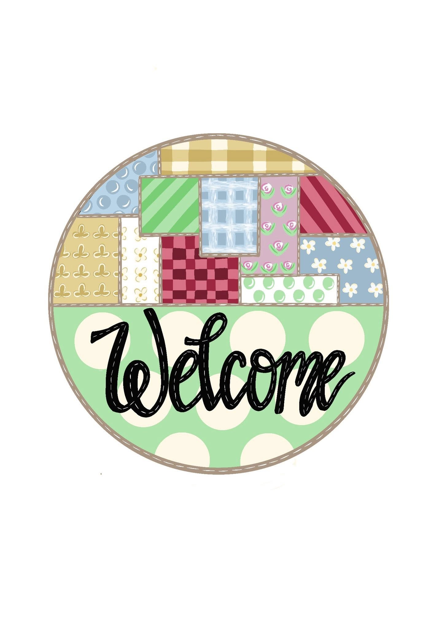 3D Welcome Quilt (RA157-3D)