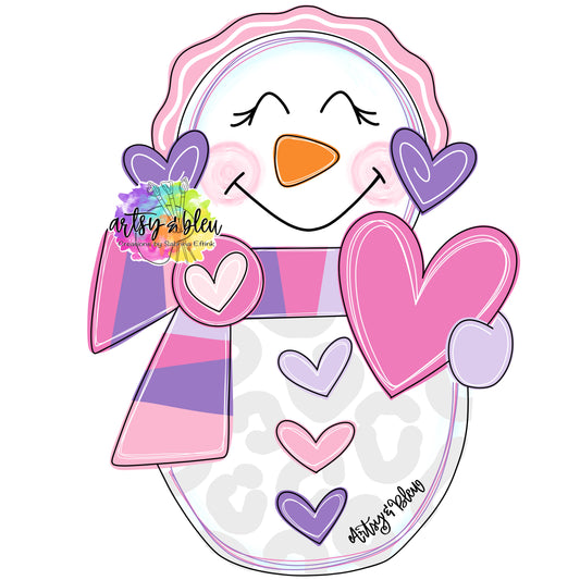 Valentine Snowman (AB014)