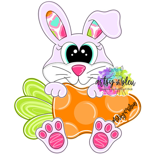 Bunny With Carrots (AB019)