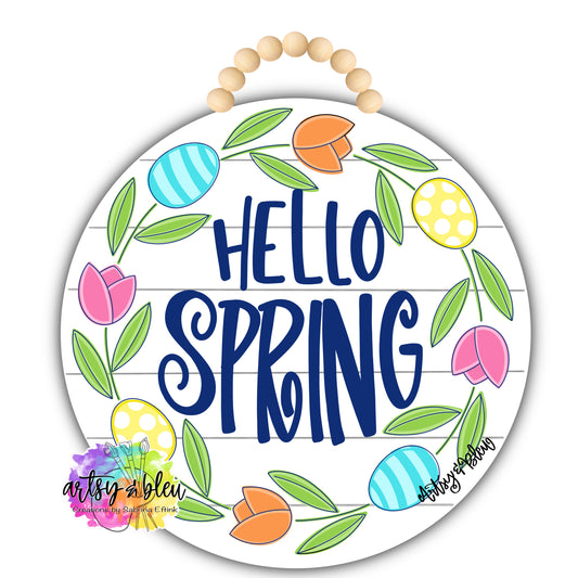 Hello Spring Round (AB040)