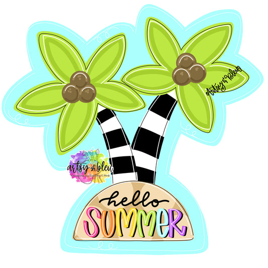 Hello Summer Palm Trees (AB059)