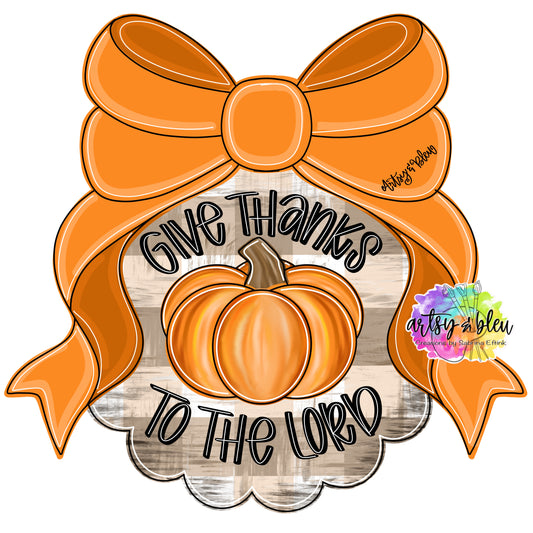 Give Thanks To The Lord (AB105)