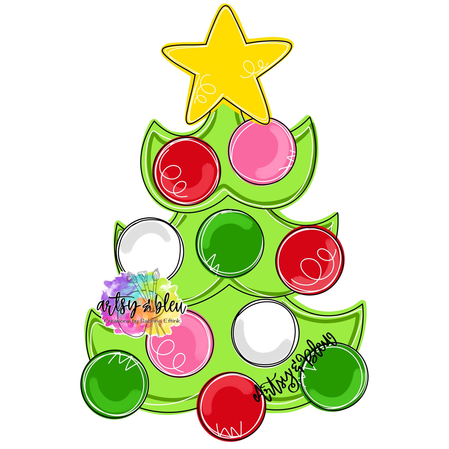 Christmas Tree Ornament (AB109-O)