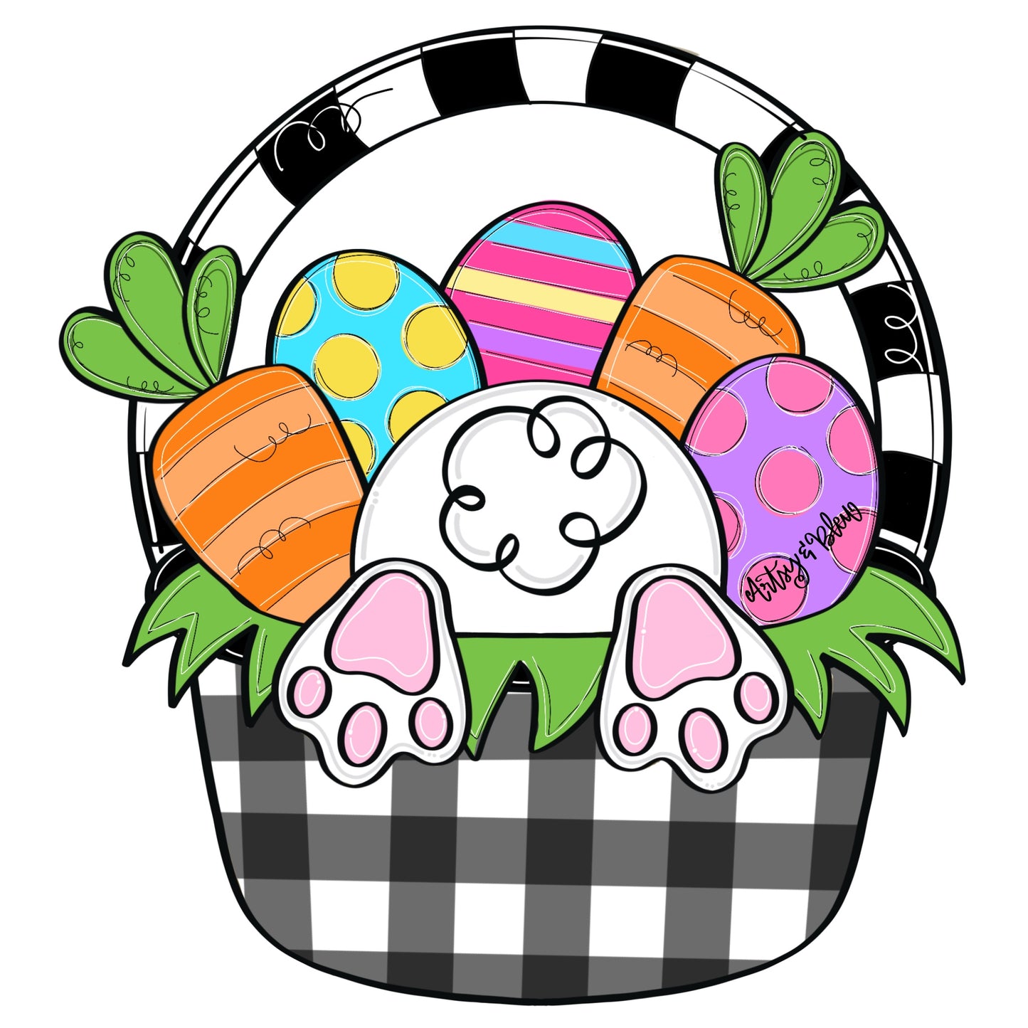 Bunny In Basket (AB195)