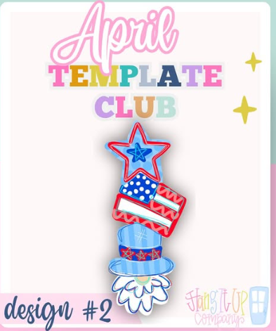 Uncle Sam Stack Blank | Patriotic Wood Decor DIY