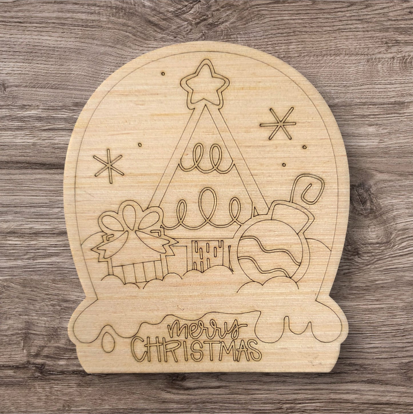 Merry Christmas Snow Globe (BA106)