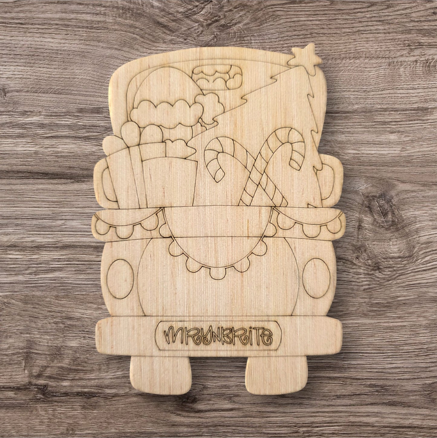 MERRY AND BRIGHT TRUCK (BA138)