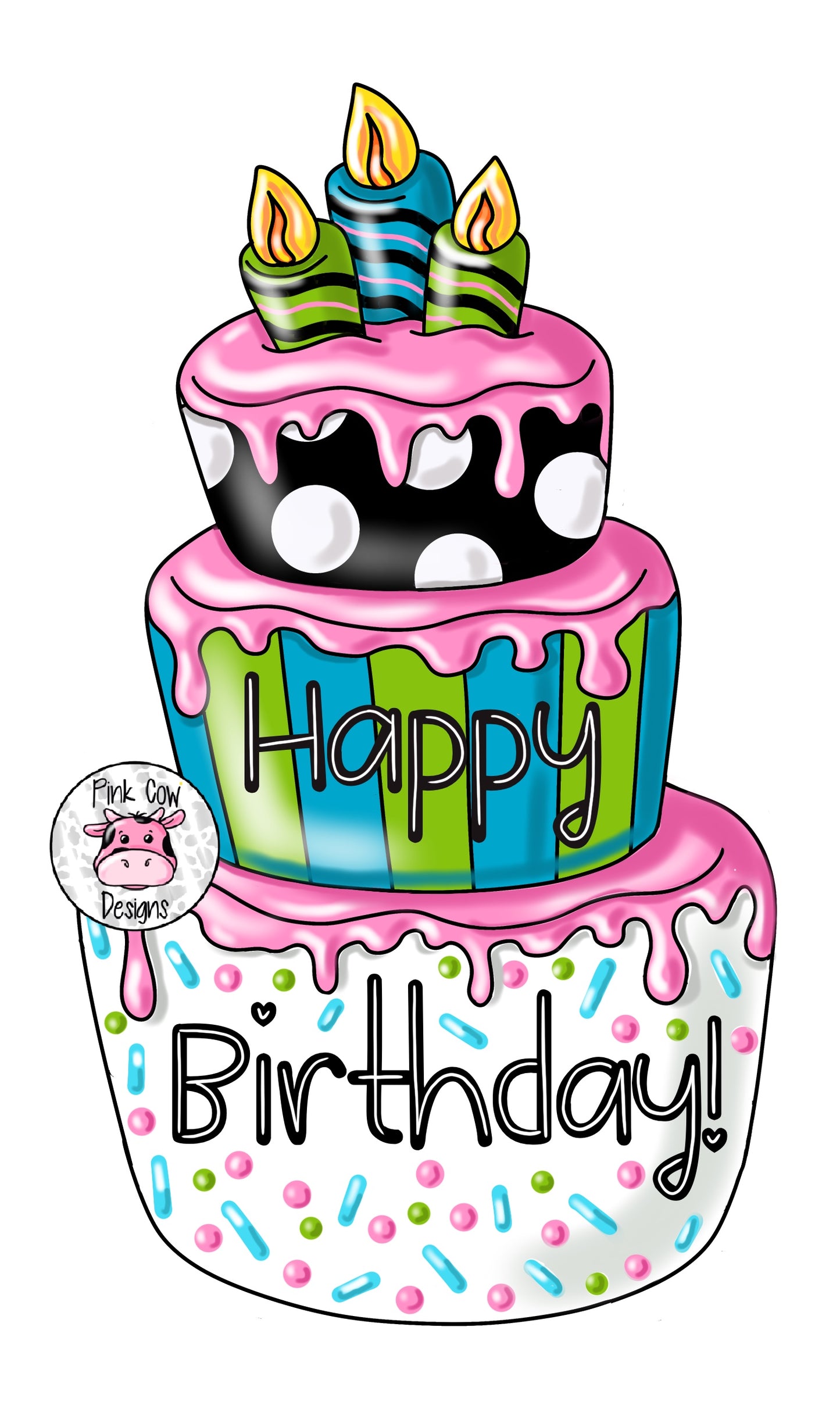 Happy Birthday Cake (PC186)