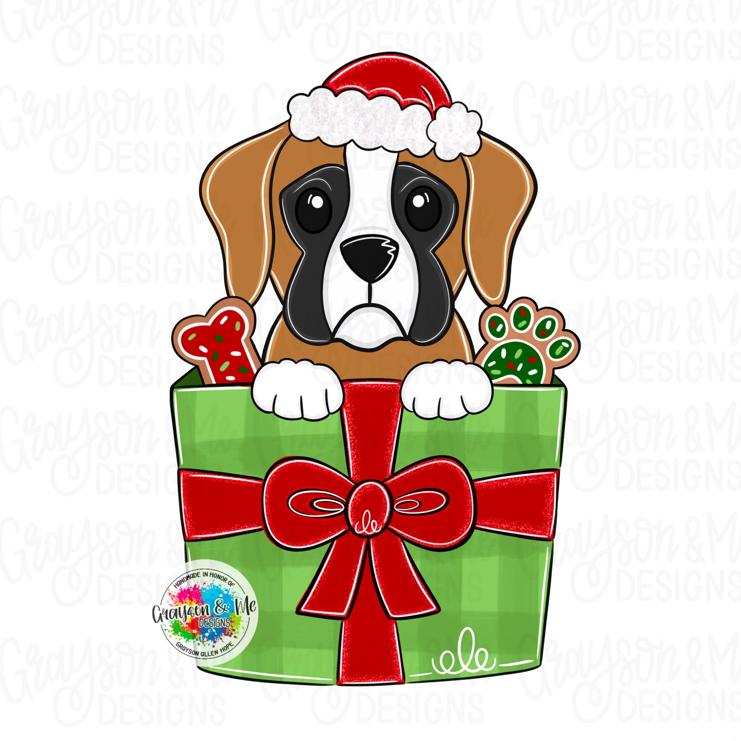 Boxer Xmas (GM091)