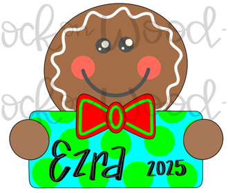 Gingerbread Man Ornament(KW117-O)
