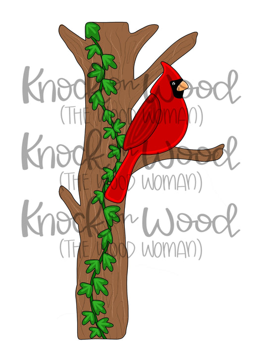 Cardinal In Tree (KW002O)