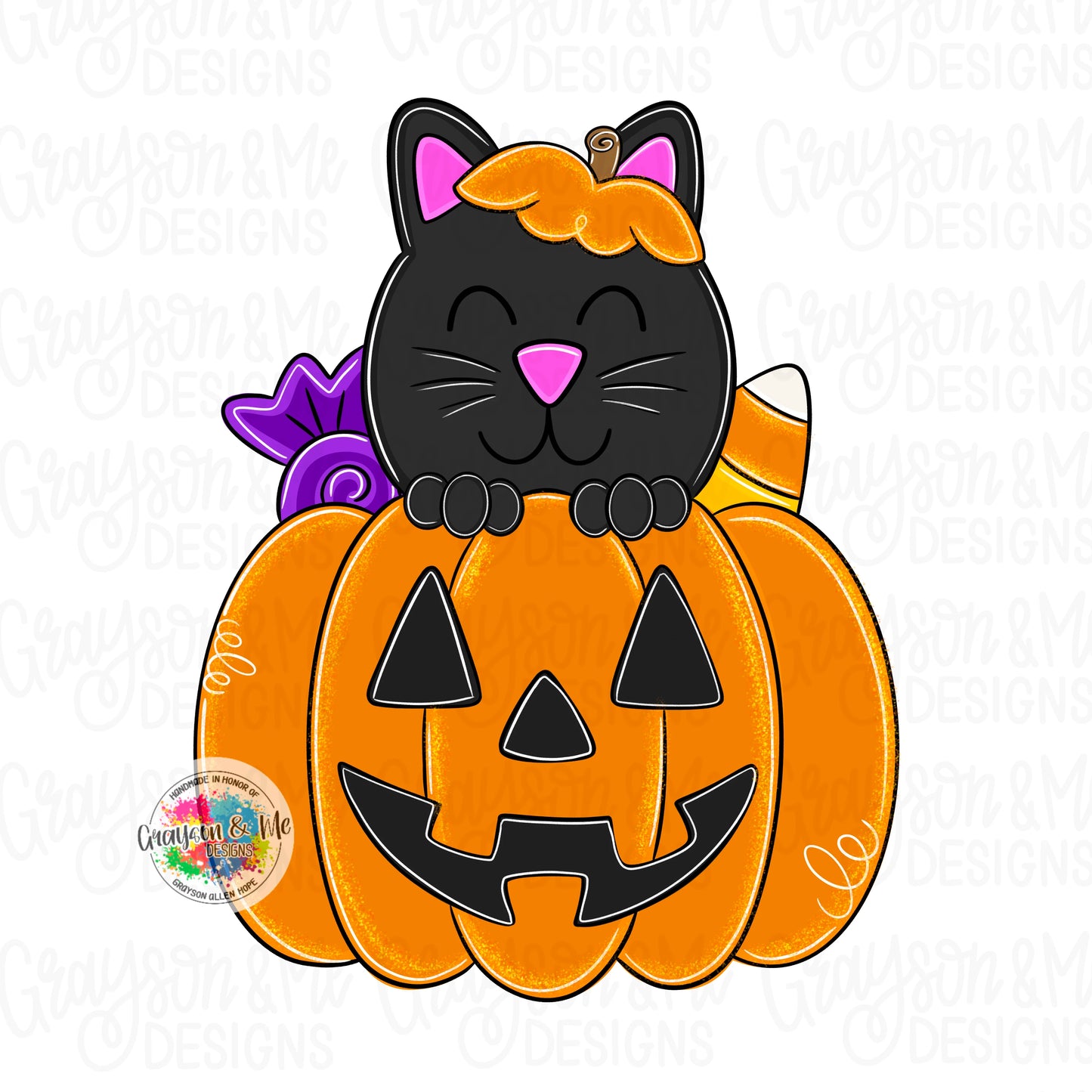 Cat Pumpkin - Laser Ready SVG
