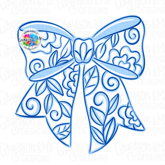 Chino Christmas Bow - Laser Ready SVG