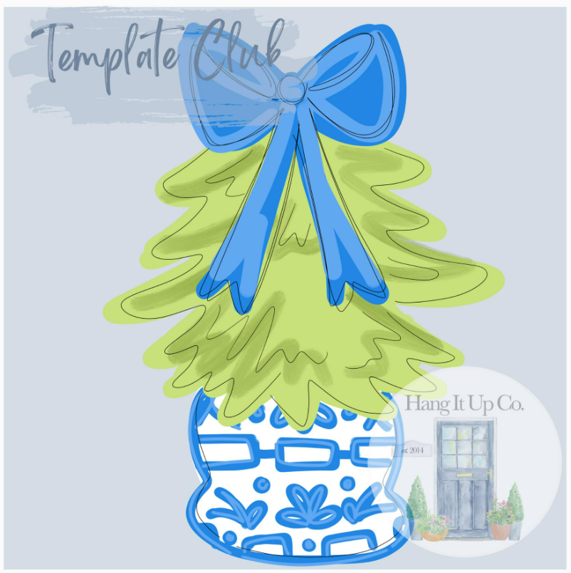 Chinoiserie Tree Plywood Cutout | DIY Craft Decor
