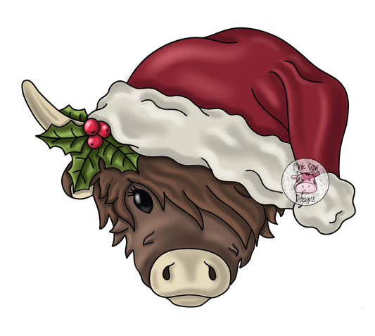 Highland Cow Christmas (PC027O)