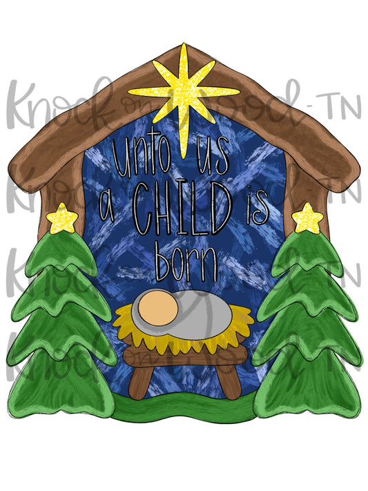 Manger Ornament (KW120-O)