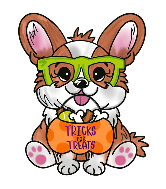 Tricks For Treats Corgi (MJ018)