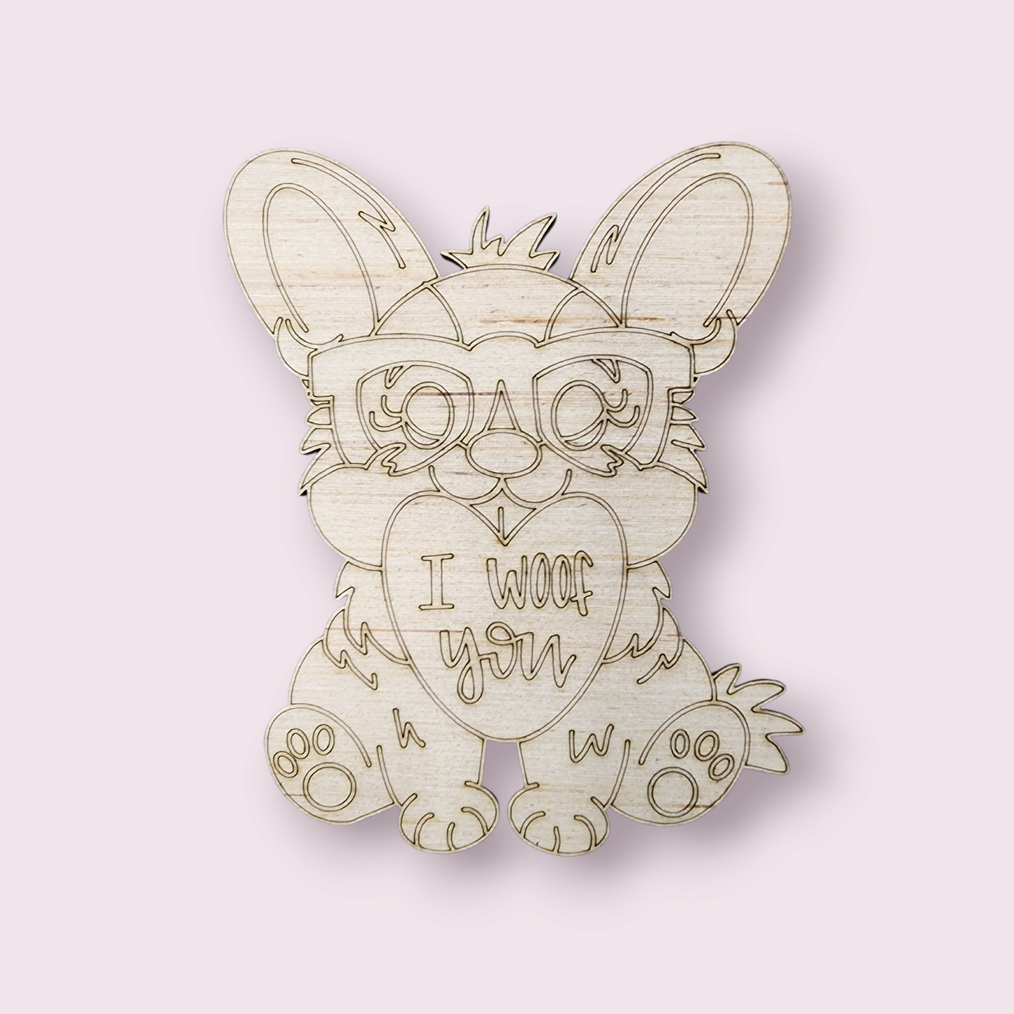 Valentine I Woof You Corgi (MJ033)