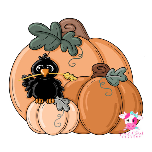 Crow & Pumpkin (PC073)