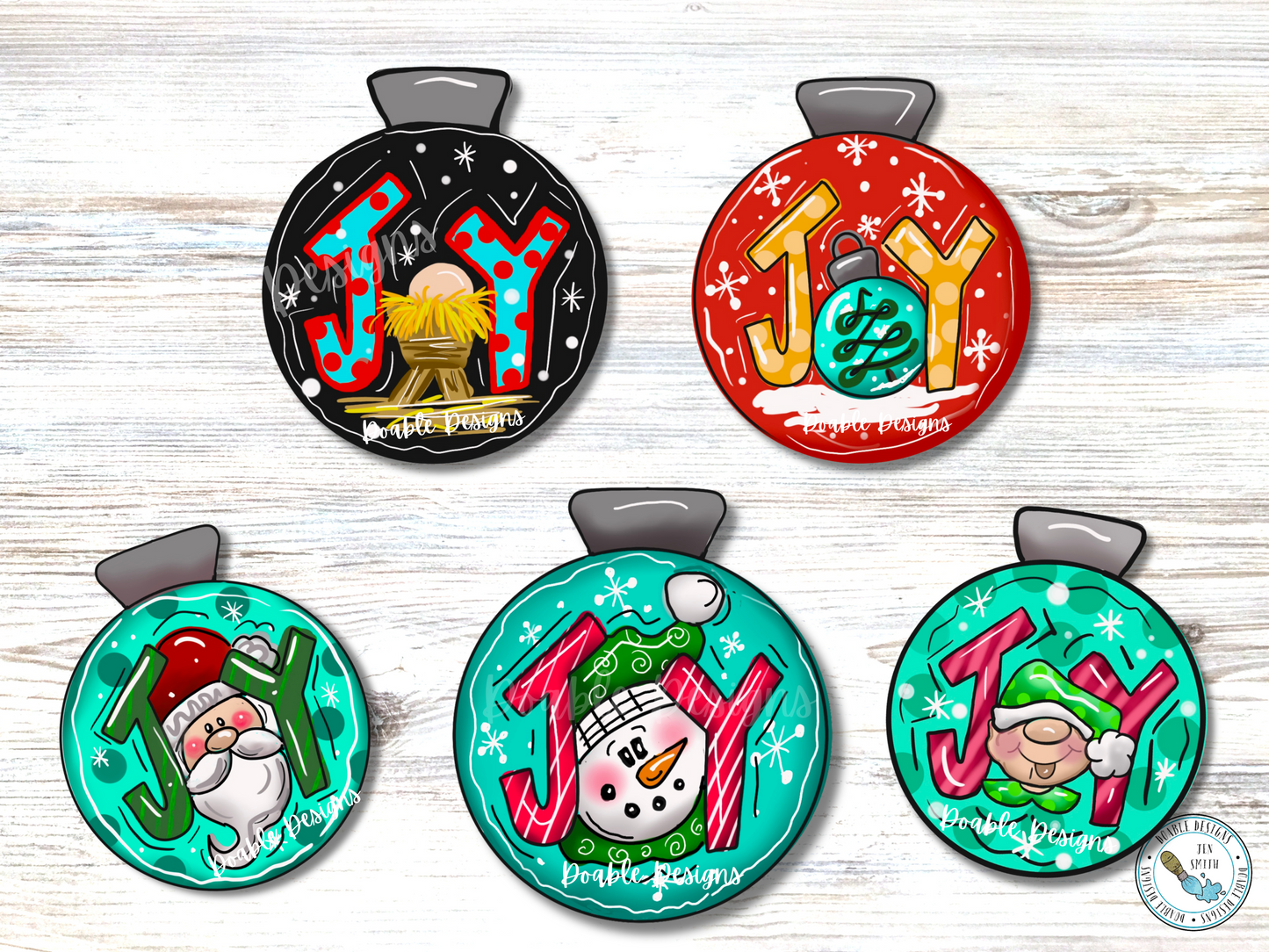Joy Elf Christmas Ball (DD022)