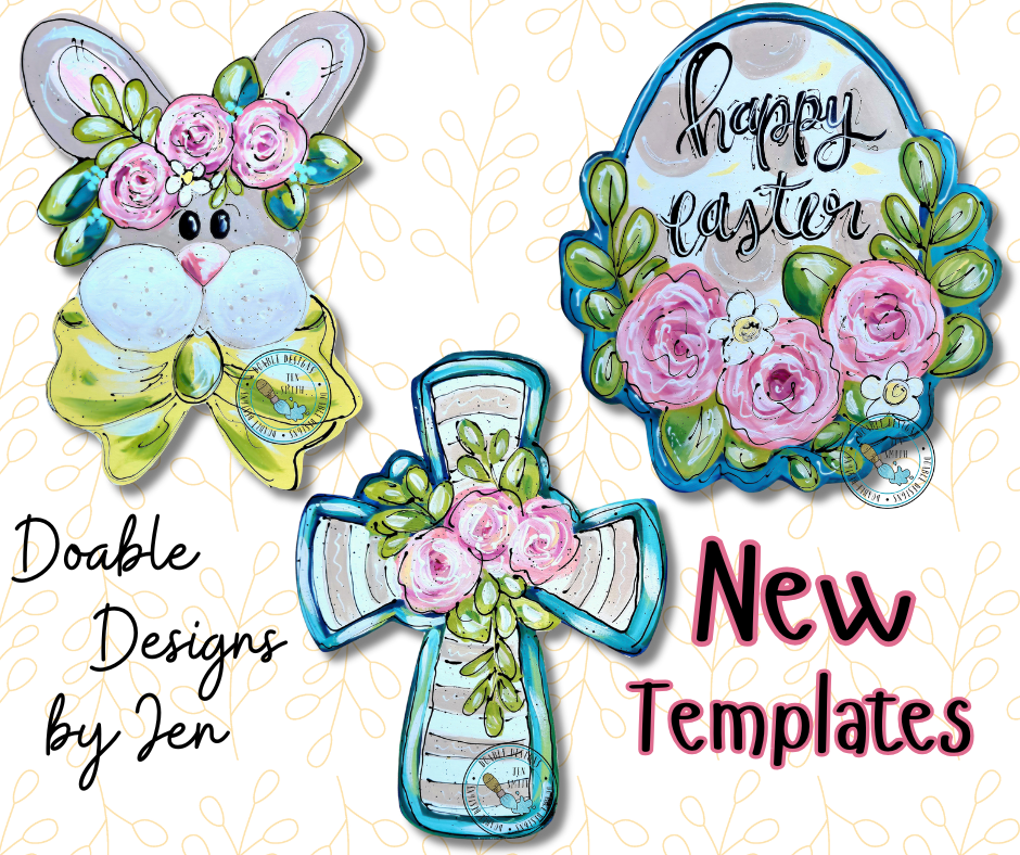 Doable Designs Floral Easter Egg (DD048)
