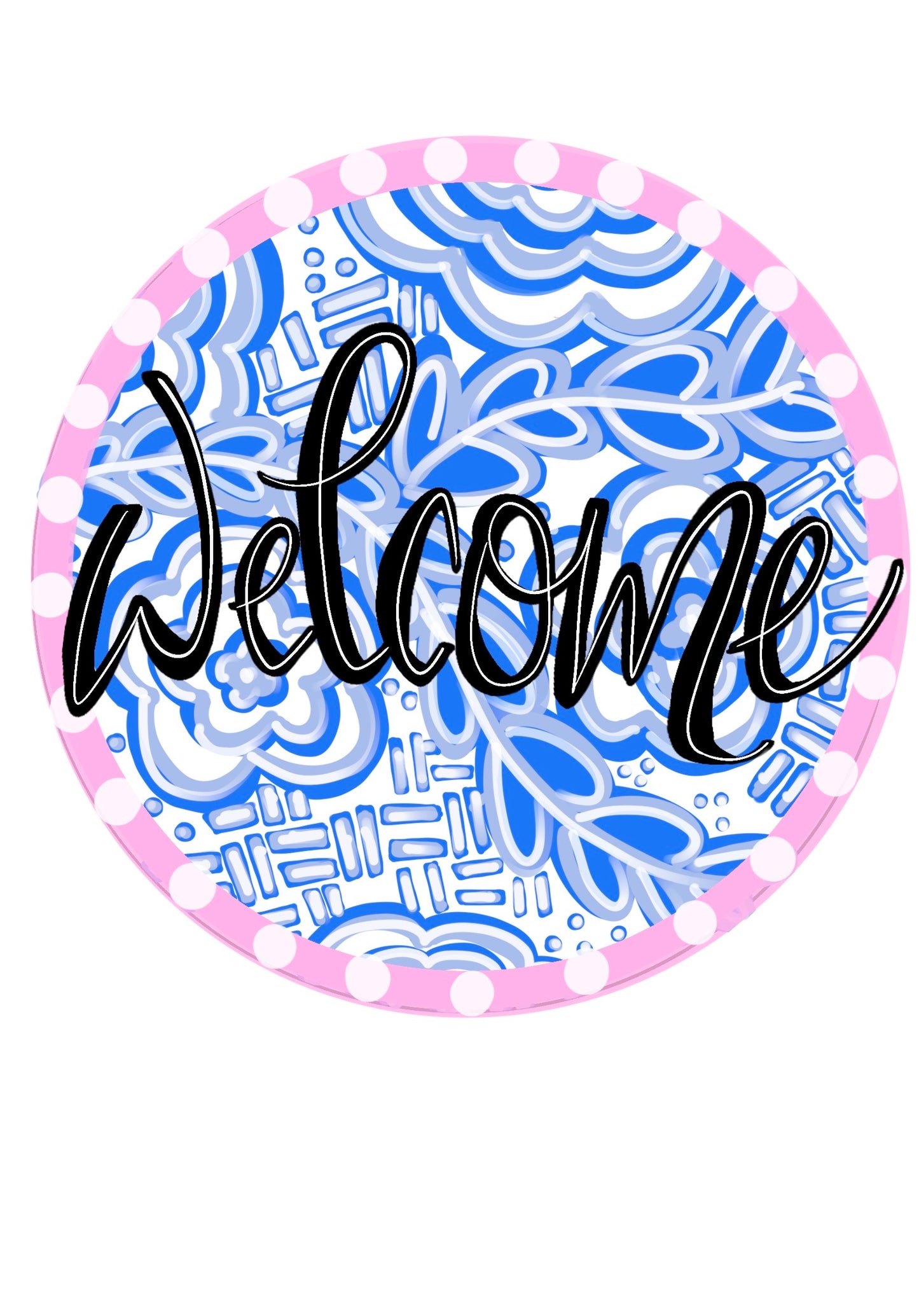 Floral Welcome Round (RA009)