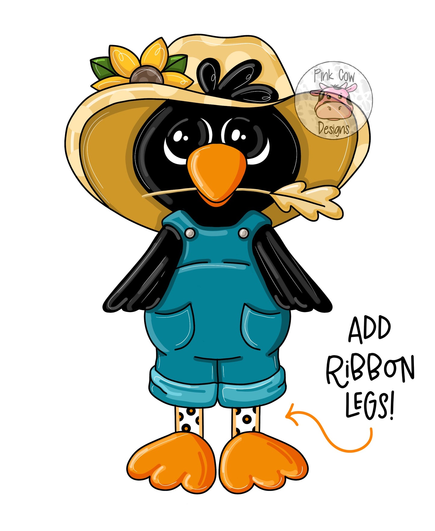 Ribbon Leg Fall Crow (PC009)