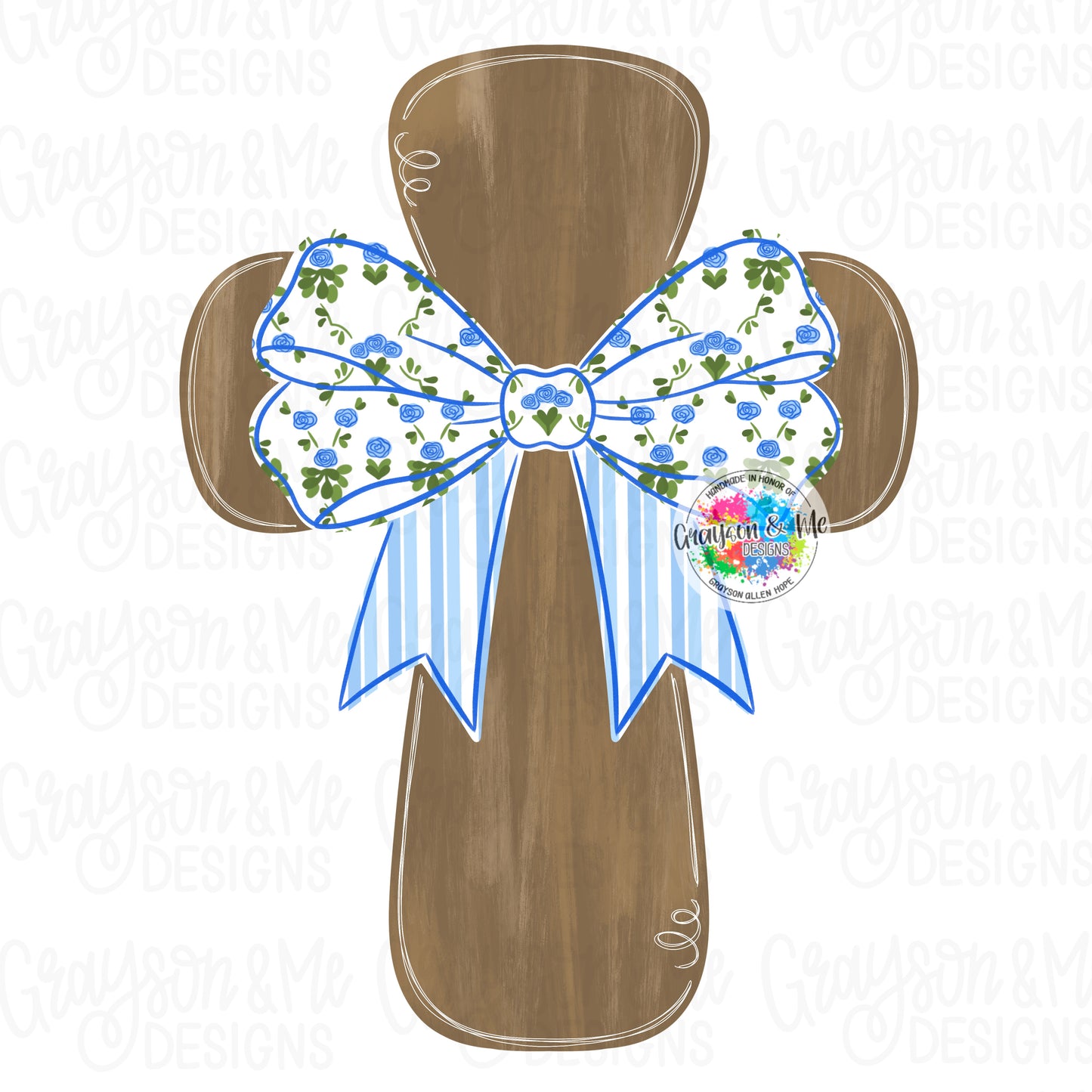 Floral Cross (GM031)