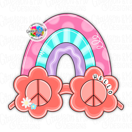 Retro Hello Door Hanger Blank | Vintage Wood Sign DIY