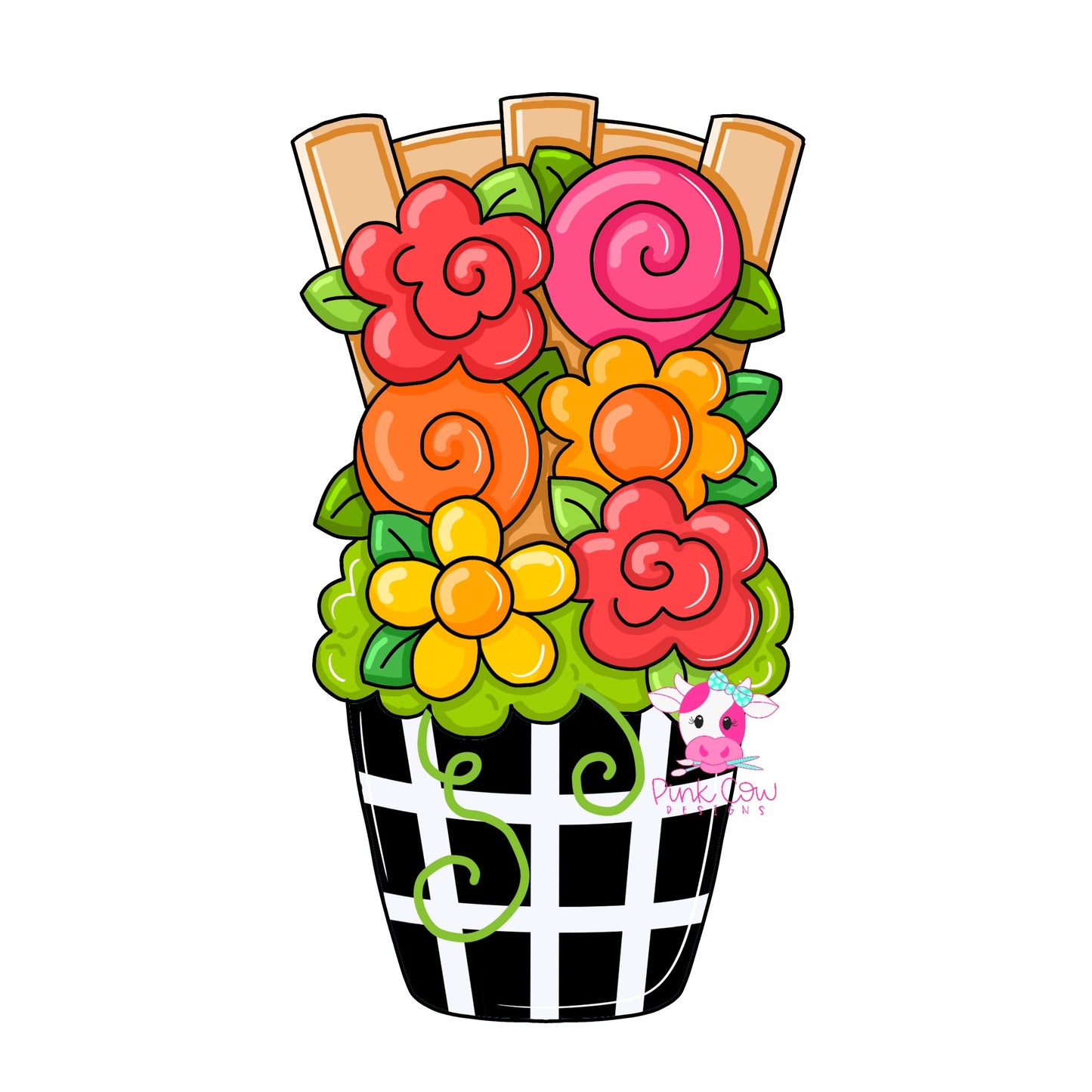 Flowers On Trellis (PC217)