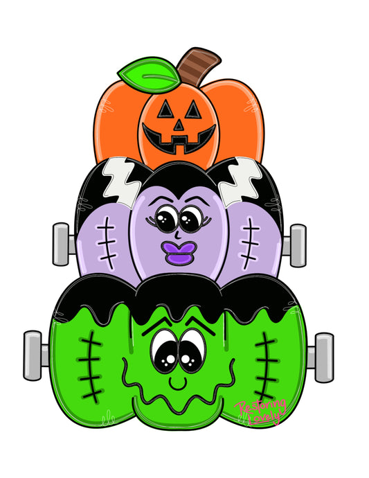 Frankenstein Pumpkin Stack (RL032)