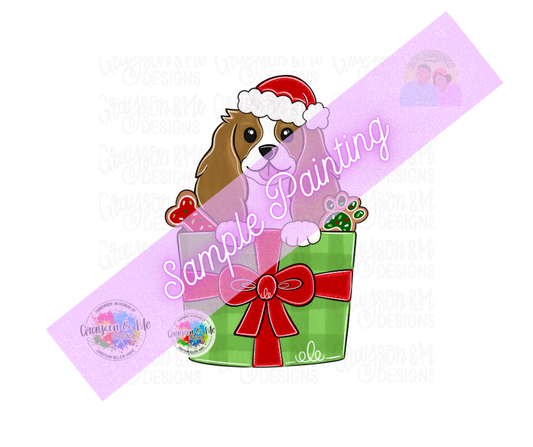 Cavalier Spaniel Christmas Gift - Laser Ready SVG