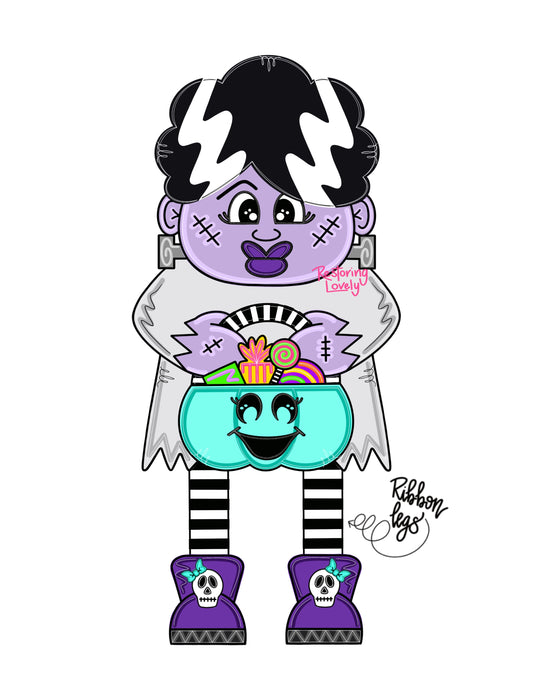 Ribbon Leg Frankenstein Bride (RL033)