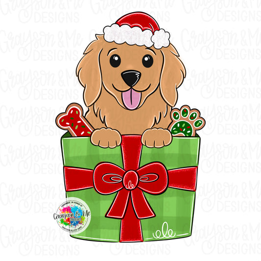 Golden Retriever Christmas Gift (GM083)