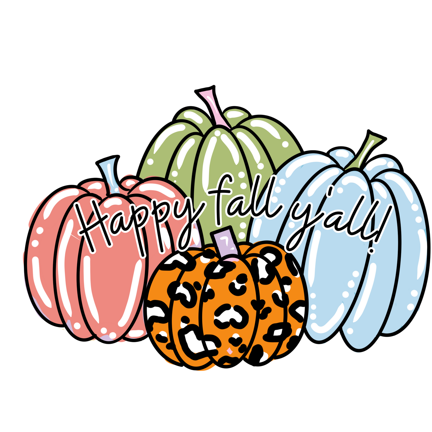 Happy Fall Pumpkin Trio (HA032)