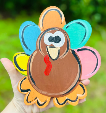 Hang It Up Co - Turkey Thanksgiving Door Hanger Blank - Blank Door Hanger Cutout - Interchangeable Door Hanger Blank